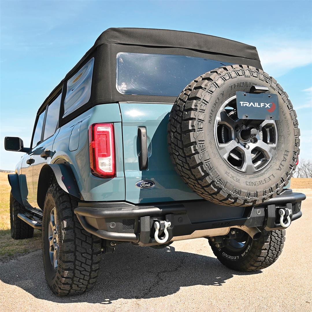 TrailFX BR004T 2021-2024 Ford Bronco Rear Bumper - BumperStock