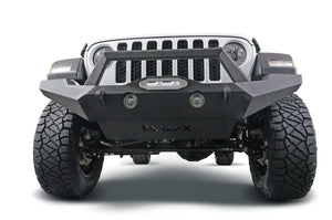 TrailFX JL07T 2018-2022 Jeep Wrangler JL Full Width Front Winch Bumper - BumperStock