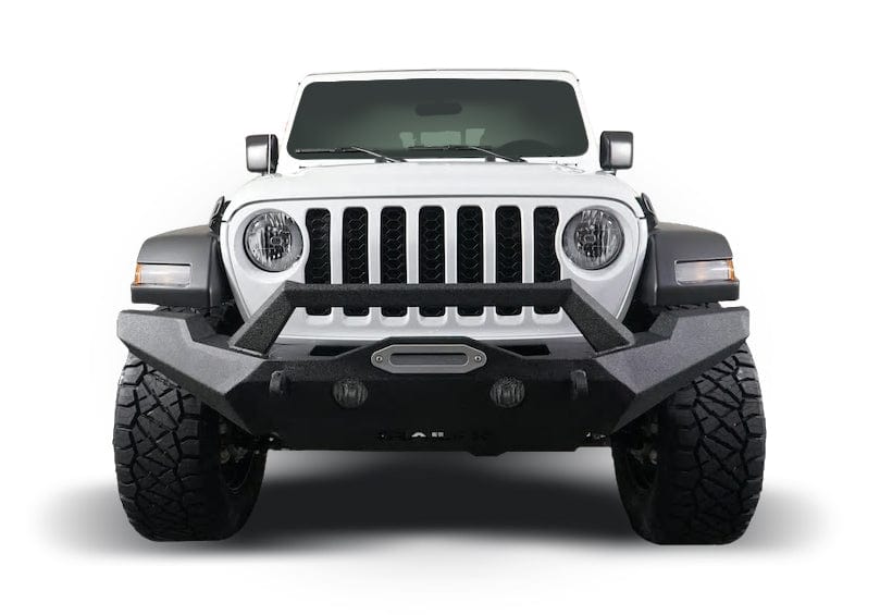 TrailFX JL07T 2018-2022 Jeep Wrangler JL Full Width Front Winch Bumper - BumperStock