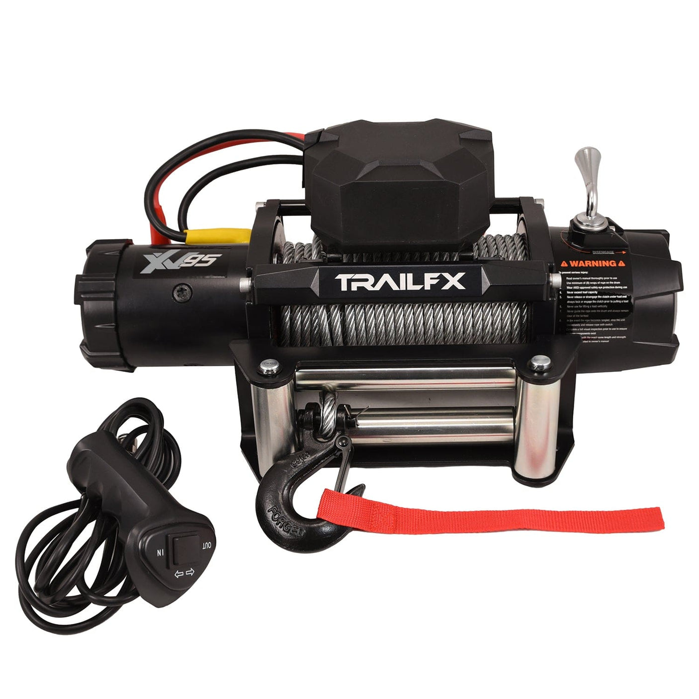 TrailFX WXV95B 9.5K Winch - BumperStock