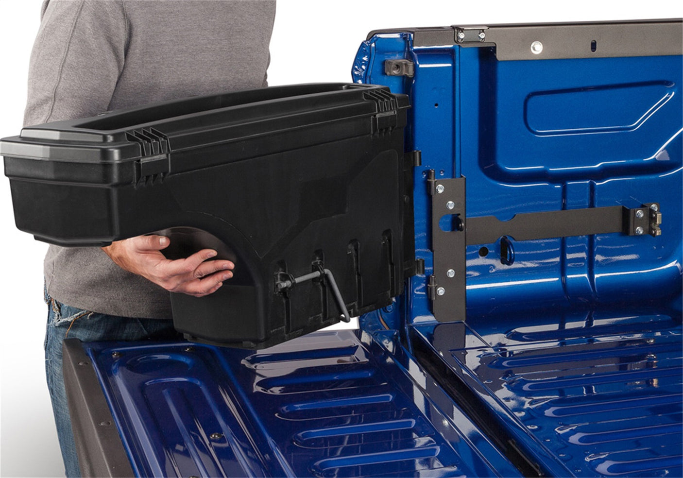UnderCover Swing Case SC100D 2007-2019 GMC Sierra 1500 Driver Side Truck Bed Toolbox 6 ft. Bed