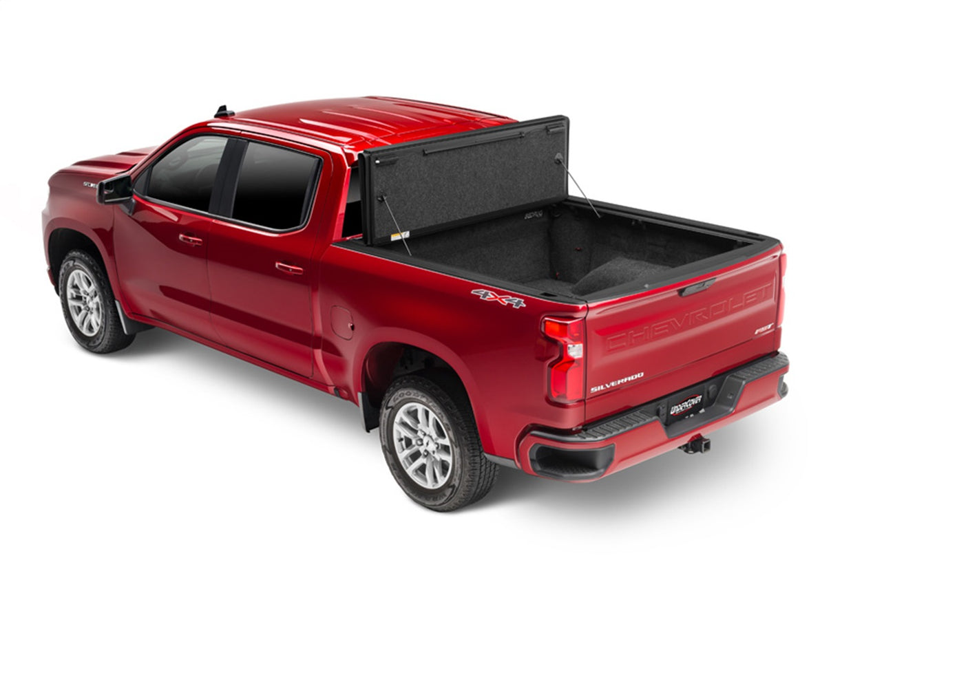 UnderCover Ultra Flex UX12019 2018-2019 Chevy Silverado 1500 Hard Folding Tonneau Cover 8 ft. Bed