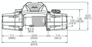 WARN 89120 ZEON 12 Truck Winch 12K - BumperStock