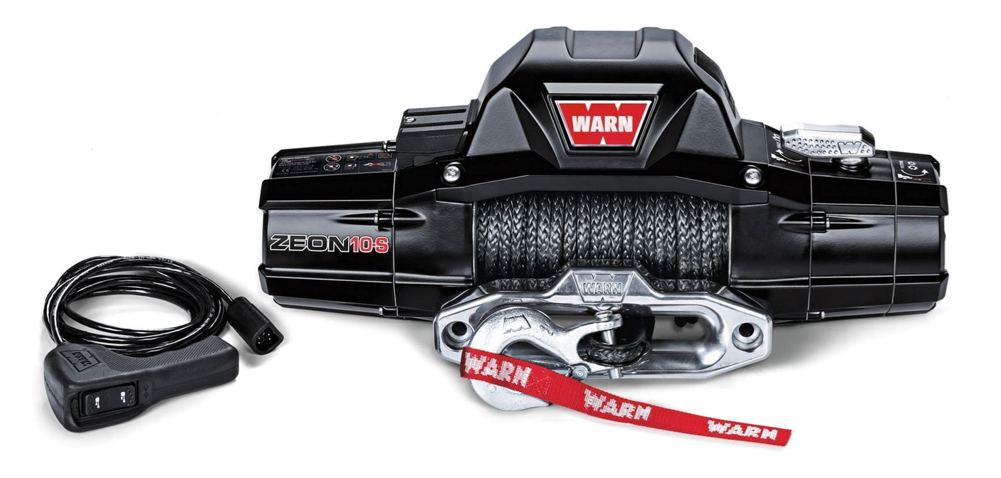 WARN 89611 ZEON 10-S Truck Winch 10K Synthetic - BumperStock