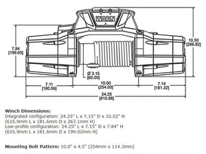 WARN 92820 ZEON 12 PLATINUM WINCH