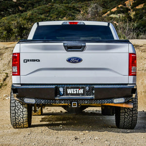 Westin 58-341105 Ford F150 2015-2020 HDX Bandit Rear Bumper Black Finish - BumperStock