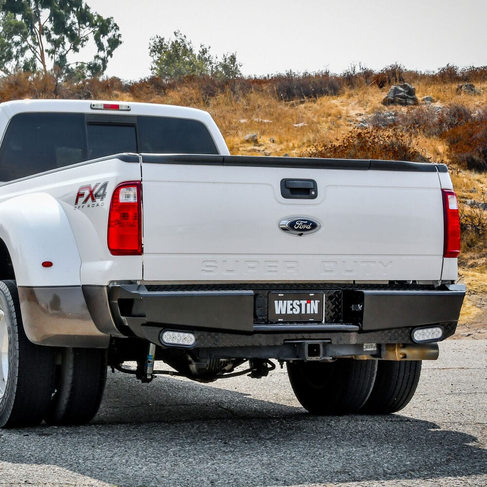 Westin 58-341115 Ford F250/F350 Superduty 2011-2016 HDX Bandit Rear Bumper - BumperStock