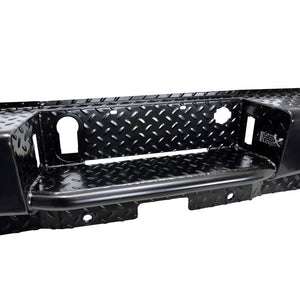 Westin 58-341155 Chevy Silverado 2500/3500 HD 2015-2019 HDX Bandit Rear Bumper Black Finish - BumperStock