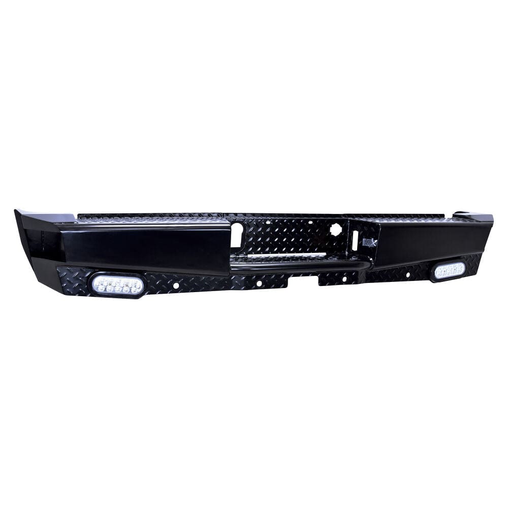 Westin 58-341155 Chevy Silverado 2500/3500 HD 2015-2019 HDX Bandit Rear Bumper Black Finish - BumperStock