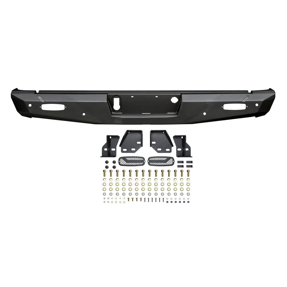 Westin 58-421005 Chevy Silverado 1500 2014-2018 Pro-Series Rear Bumper Black Finish - BumperStock