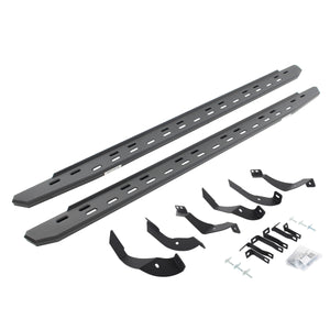 Go Rhino 69605187SPC 2015-2019 Chevy Silverado 2500/3500 HD RB Series RB30 Slim Line Running Boards with Mounting Bracket Kit