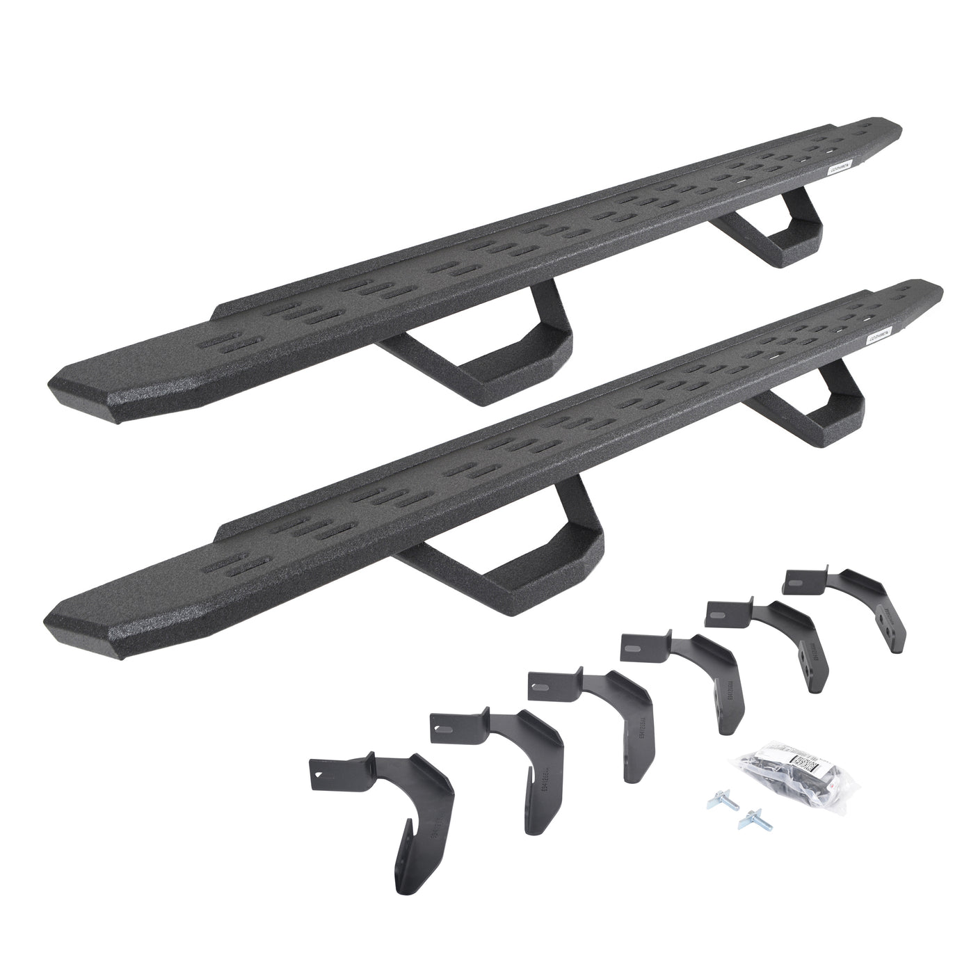 Go Rhino 6961268020T 2010-2014 Ford F150 FX2/SVT Raptor RB Series RB30 Running Boards with Mounting Brackets, 2 Pairs Drop Steps Kit