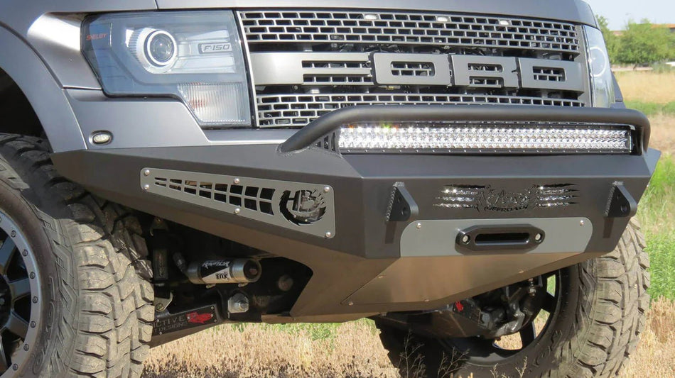 ADD F017275050103 2010 - 2014 Ford Raptor HoneyBadger Front Winch Bumper - Rugged Truck Gear