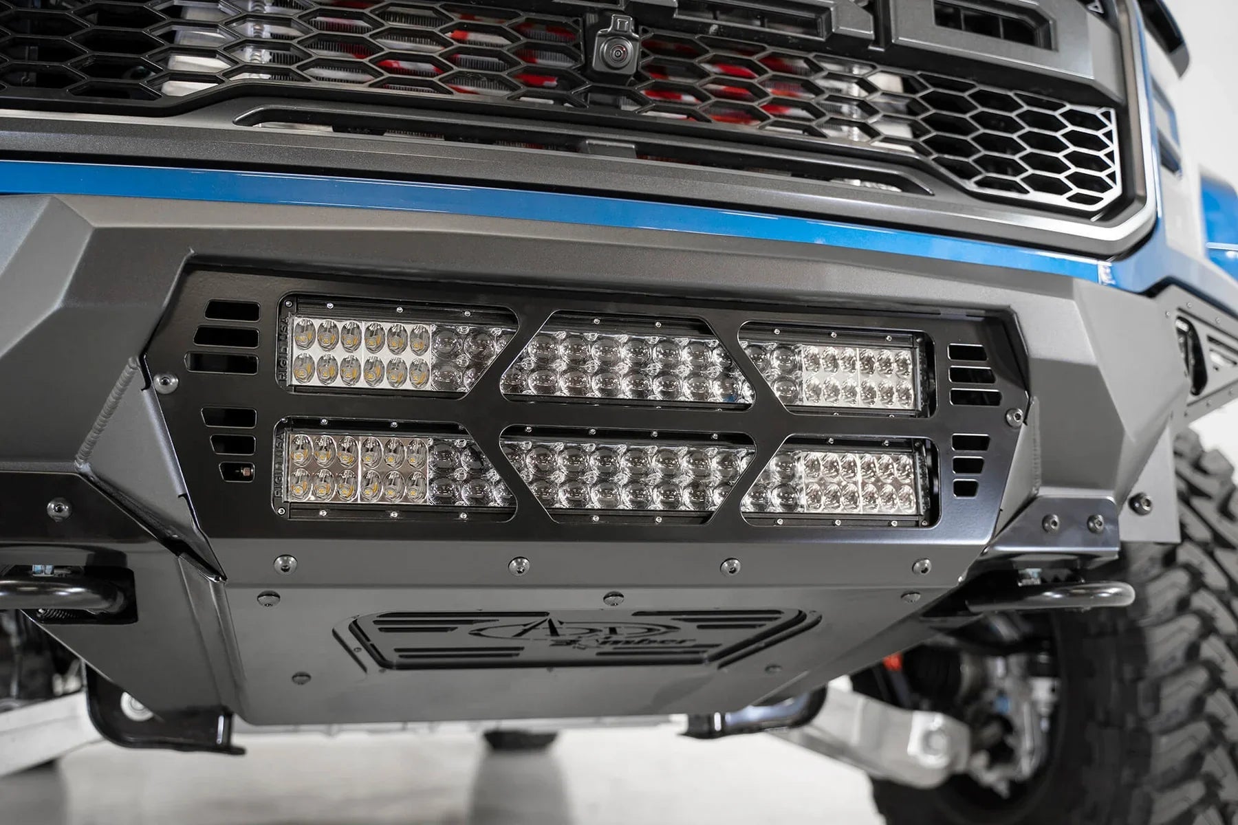 ADD F110012140103 2017 - 2020 Ford Raptor Bomber Front Bumper | Dual 20" Light Bar - Rugged Truck Gear