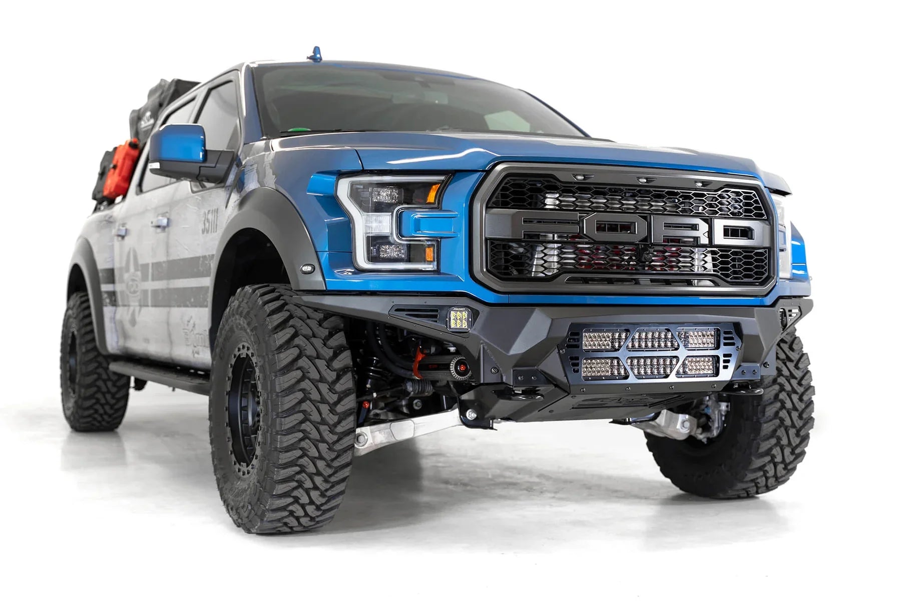 ADD F110012140103 2017 - 2020 Ford Raptor Bomber Front Bumper | Dual 20" Light Bar - Rugged Truck Gear