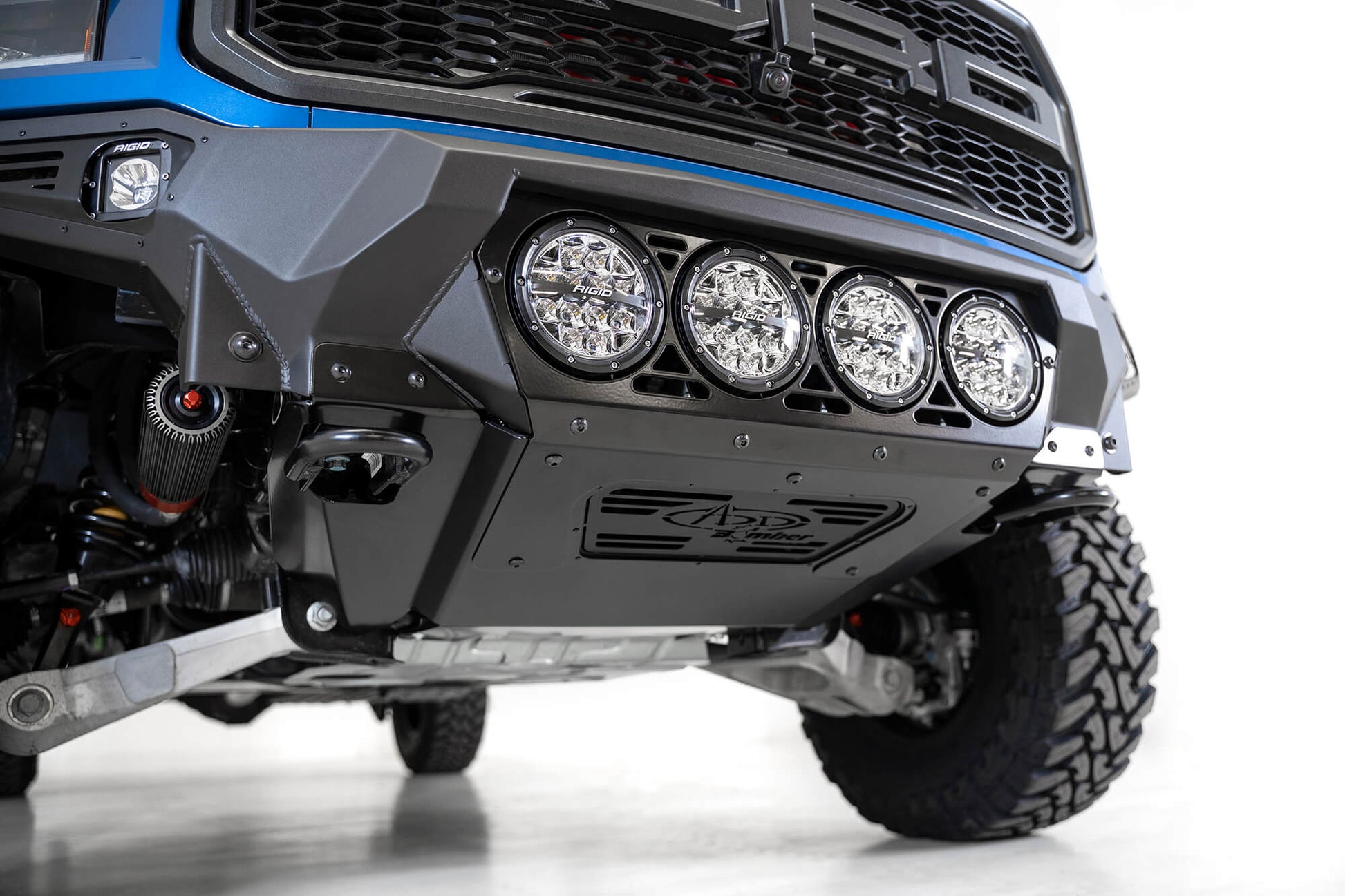 ADD F110014110103 2017 - 2020 Ford Raptor Bomber Front Bumper (Rigid) - Rugged Truck Gear