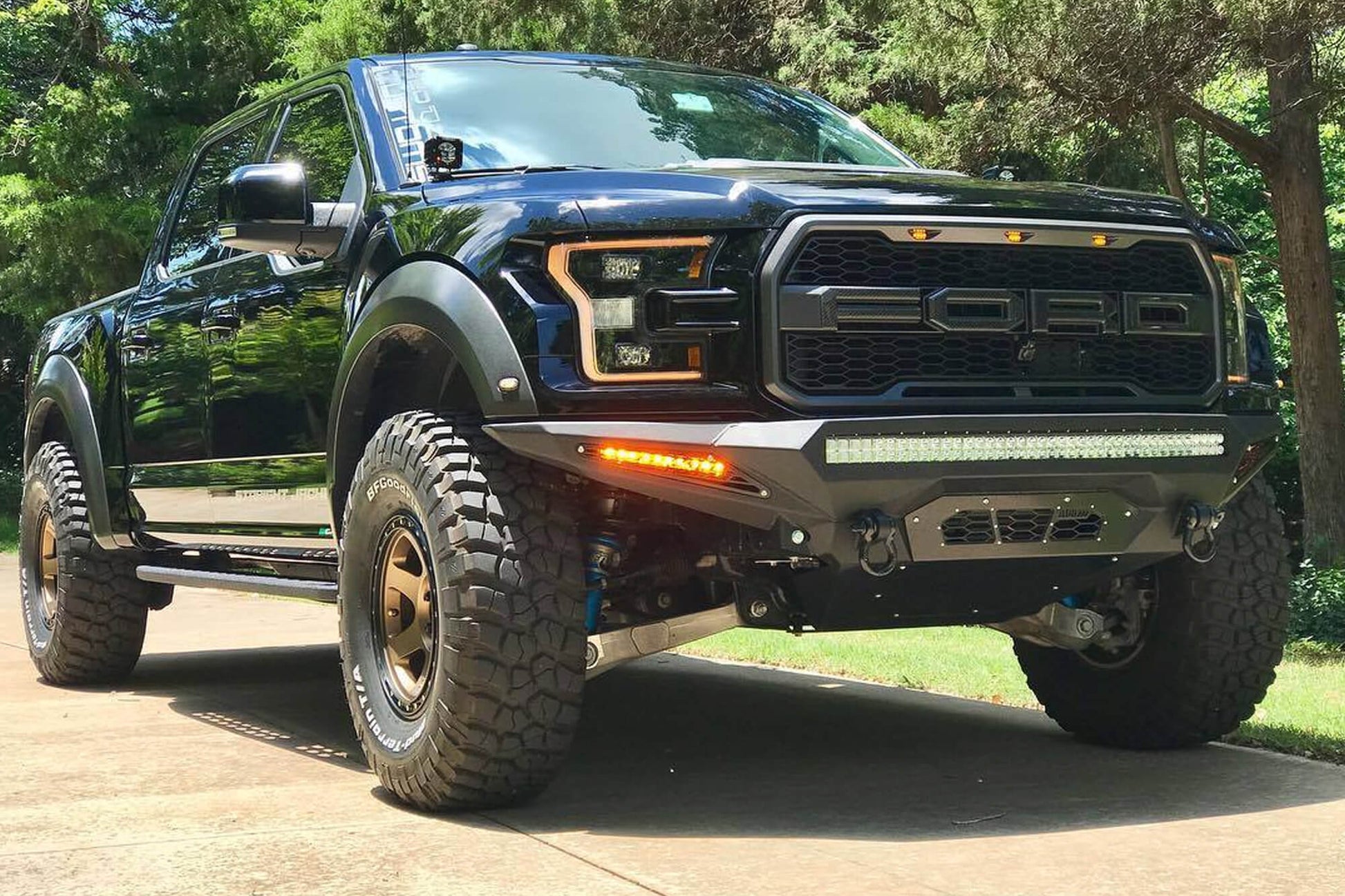 ADD F111182860103 2017 - 2020 Ford Raptor Stealth Fighter Front Bumper - Rugged Truck Gear