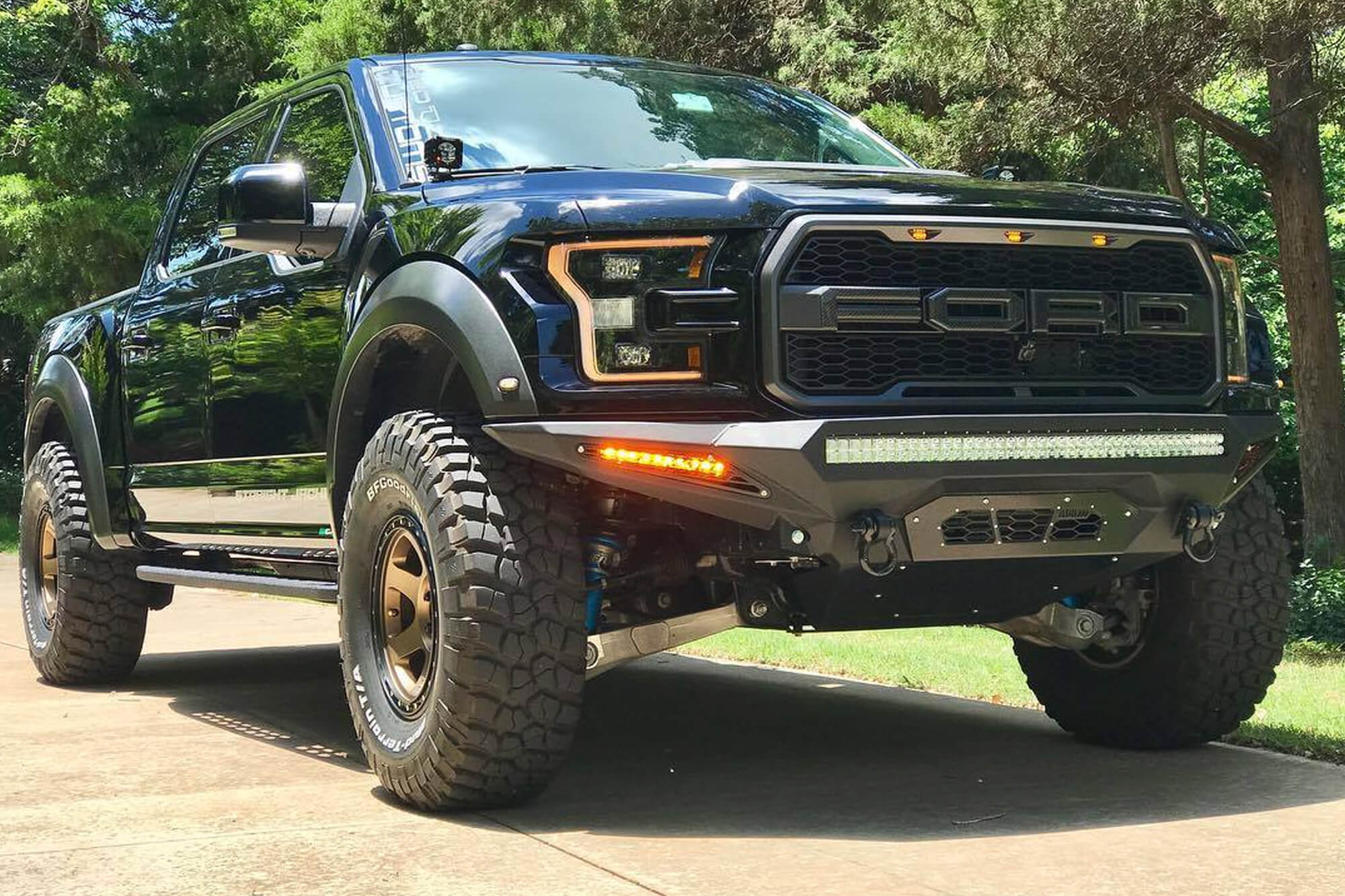 ADD F111182860103 2017 - 2020 Ford Raptor Stealth Fighter Front Bumper - Rugged Truck Gear