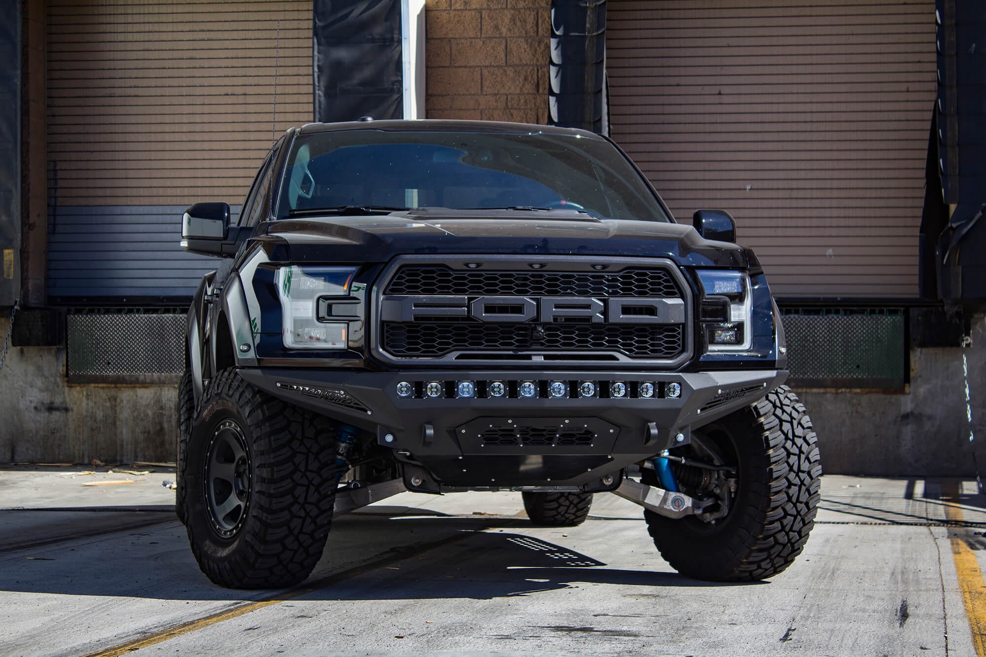 ADD F111182860103 2017 - 2020 Ford Raptor Stealth Fighter Front Bumper - Rugged Truck Gear