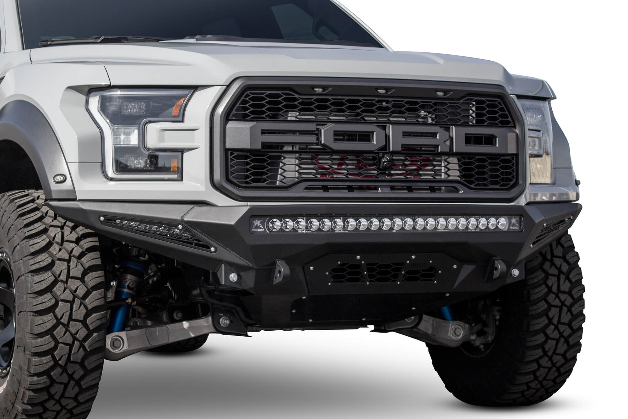 ADD F111182860103 2017 - 2020 Ford Raptor Stealth Fighter Front Bumper - Rugged Truck Gear