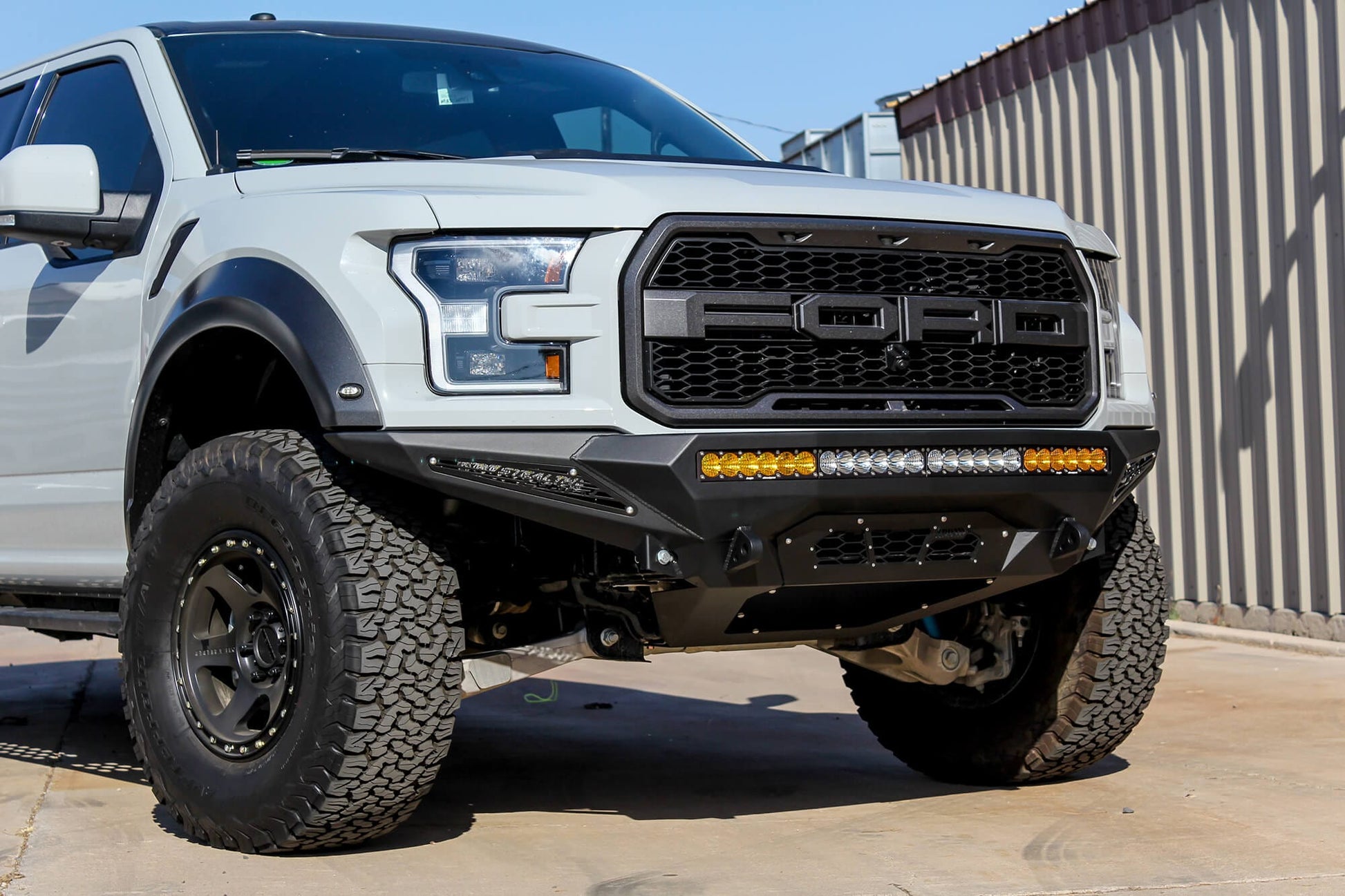 ADD F111182860103 2017 - 2020 Ford Raptor Stealth Fighter Front Bumper - Rugged Truck Gear