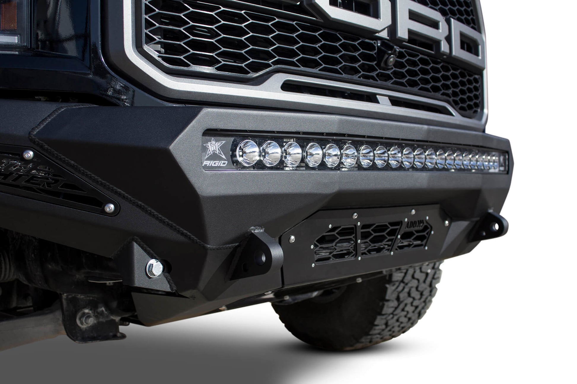 ADD F111182860103 2017 - 2020 Ford Raptor Stealth Fighter Front Bumper - Rugged Truck Gear