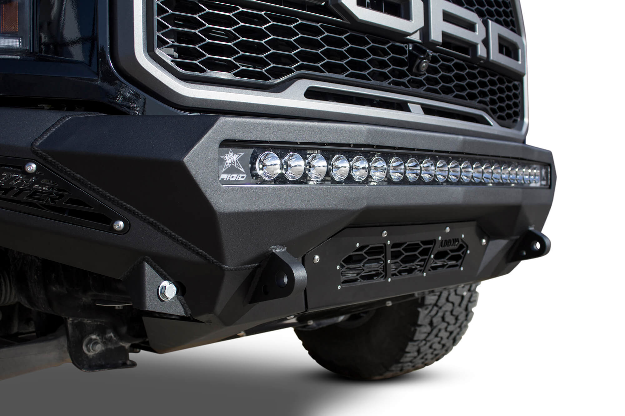 ADD F111182860103 2017 - 2020 Ford Raptor Stealth Fighter Front Bumper - Rugged Truck Gear