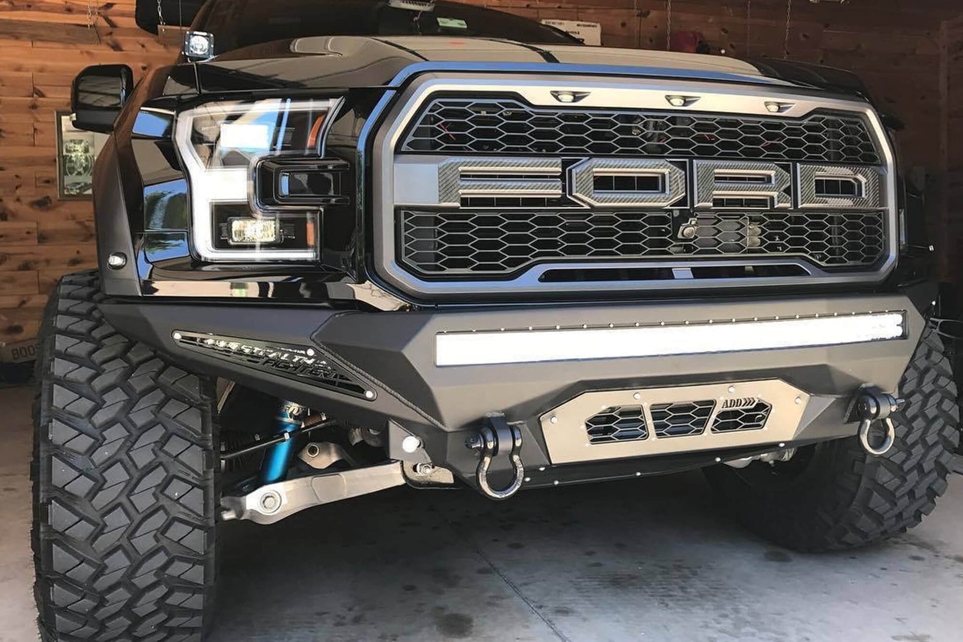 ADD F111182860103 2017 - 2020 Ford Raptor Stealth Fighter Front Bumper - Rugged Truck Gear