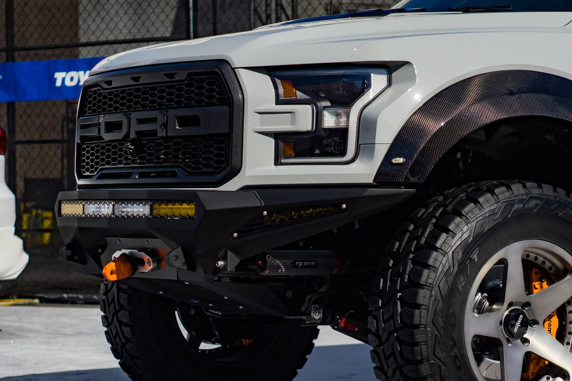 ADD F111202860103 2017 - 2020 Ford Raptor Stealth Fighter Front Winch Bumper - Rugged Truck Gear