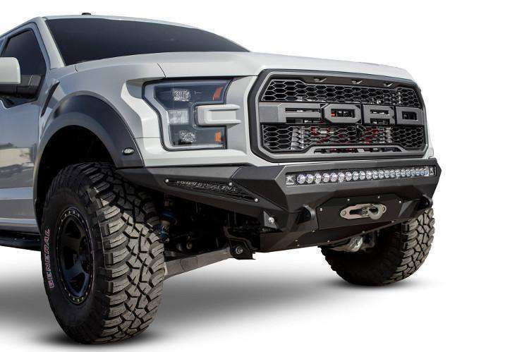 ADD F111202860103 2017 - 2020 Ford Raptor Stealth Fighter Front Winch Bumper - Rugged Truck Gear