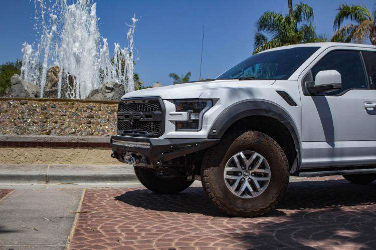 ADD F111202860103 2017 - 2020 Ford Raptor Stealth Fighter Front Winch Bumper - Rugged Truck Gear
