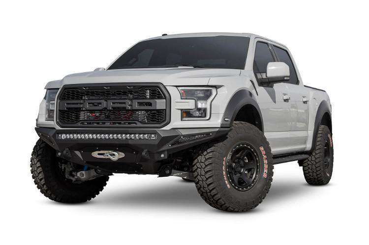ADD F111202860103 2017 - 2020 Ford Raptor Stealth Fighter Front Winch Bumper - Rugged Truck Gear