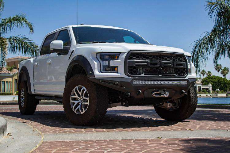 ADD F111202860103 2017 - 2020 Ford Raptor Stealth Fighter Front Winch Bumper - Rugged Truck Gear