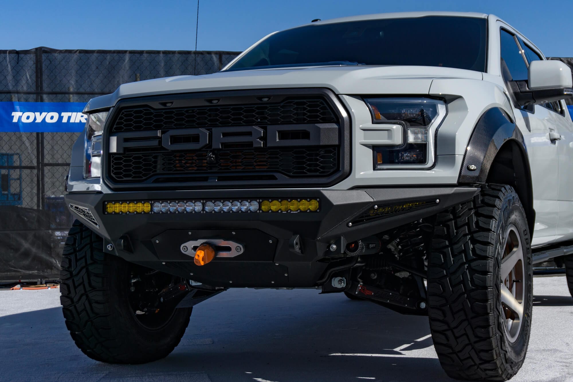 ADD F111202860103 2017 - 2020 Ford Raptor Stealth Fighter Front Winch Bumper - Rugged Truck Gear