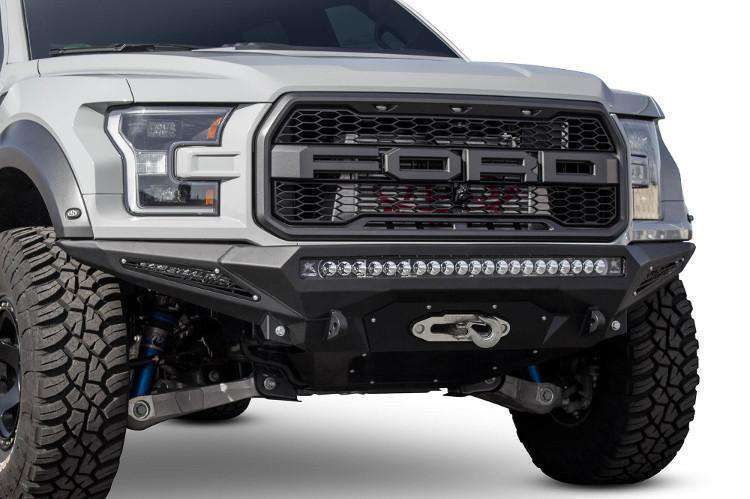 ADD F111202860103 2017 - 2020 Ford Raptor Stealth Fighter Front Winch Bumper - Rugged Truck Gear