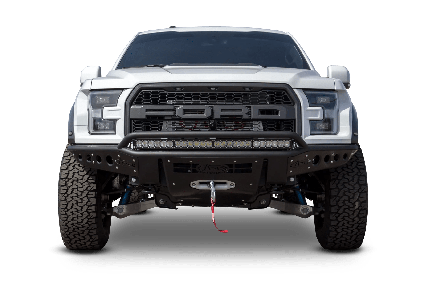 ADD F113782880103 2017 - 2020 Ford Raptor Stealth R Front Bumper with Winch Mount - Rugged Truck Gear