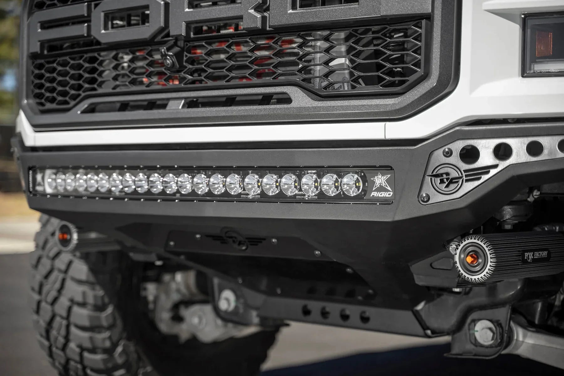 ADD F114922770103 2017 - 2020 Ford Raptor Rock Fighter Frame Cut Front Bumper - Rugged Truck Gear