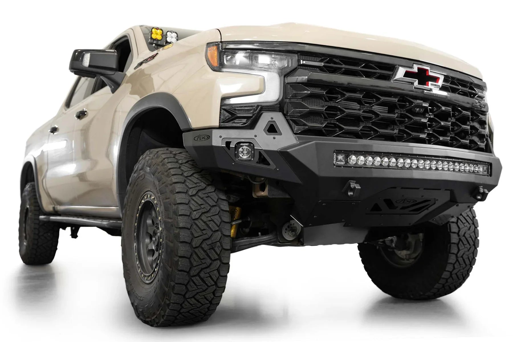 ADD F120083030103 2022 - 2024 Chevy Silverado 1500 ZR2 Stealth Fighter Front Bumper - Rugged Truck Gear
