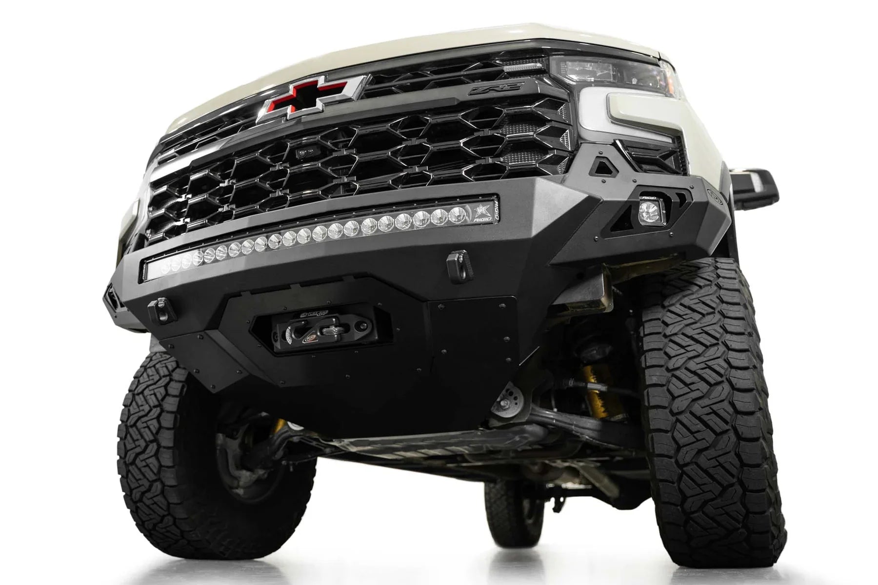 ADD F120083030103 2022 - 2024 Chevy Silverado 1500 ZR2 Stealth Fighter Front Bumper - Rugged Truck Gear