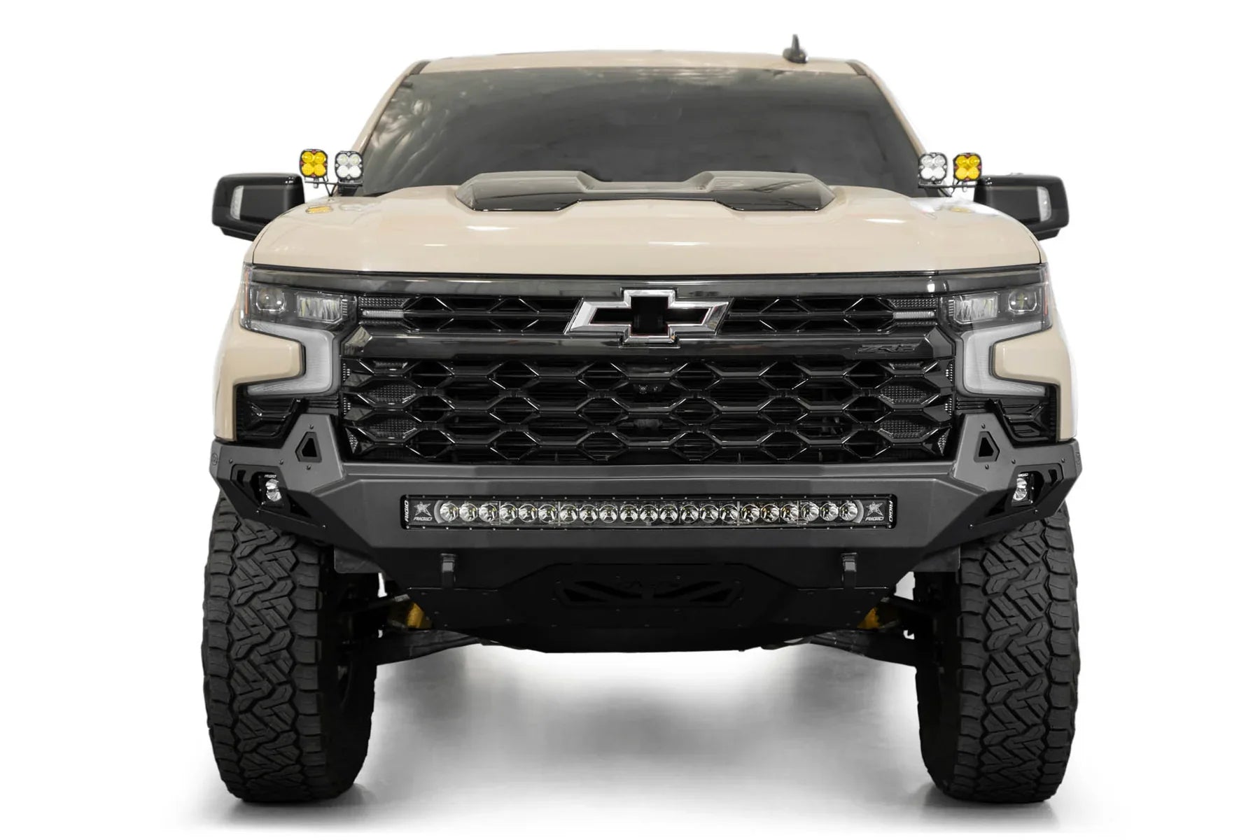 ADD F120083030103 2022 - 2024 Chevy Silverado 1500 ZR2 Stealth Fighter Front Bumper - Rugged Truck Gear