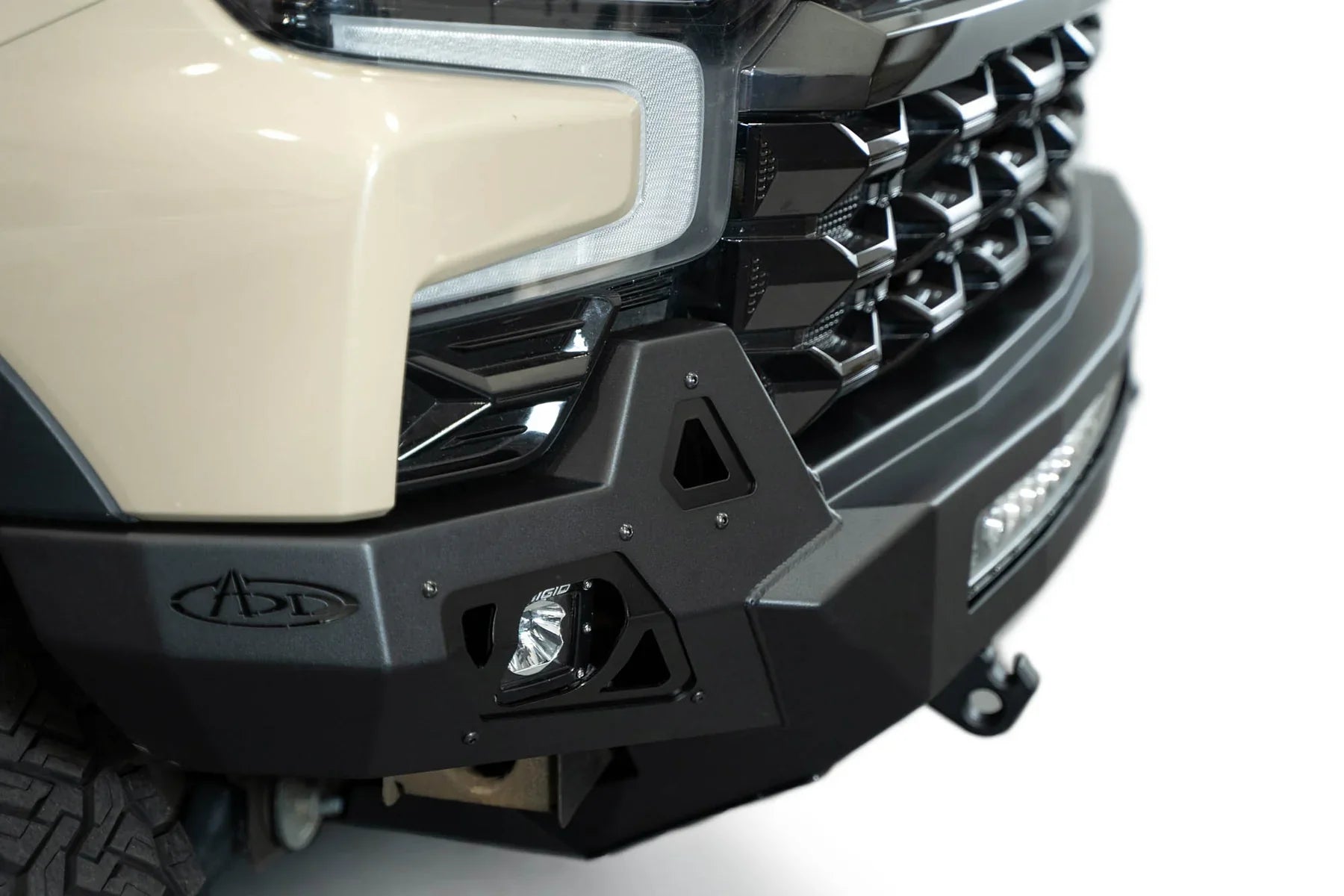 ADD F120083030103 2022 - 2024 Chevy Silverado 1500 ZR2 Stealth Fighter Front Bumper - Rugged Truck Gear