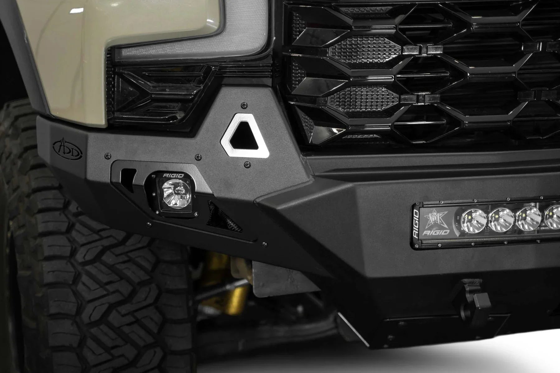 ADD F120083030103 2022 - 2024 Chevy Silverado 1500 ZR2 Stealth Fighter Front Bumper - Rugged Truck Gear