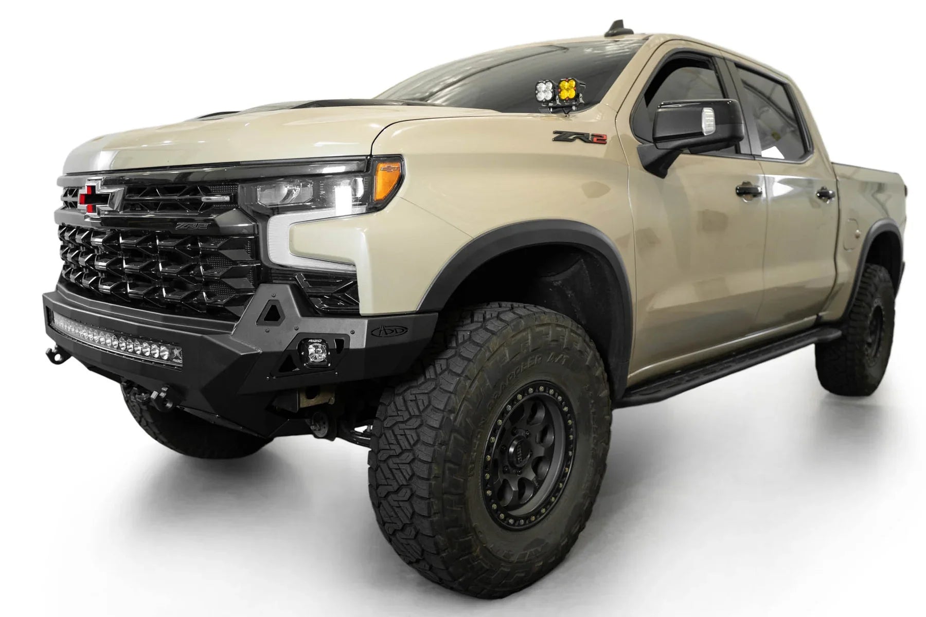 ADD F120083030103 2022 - 2024 Chevy Silverado 1500 ZR2 Stealth Fighter Front Bumper - Rugged Truck Gear