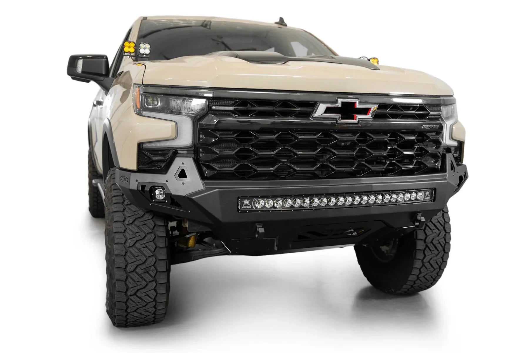 ADD F120083030103 2022 - 2024 Chevy Silverado 1500 ZR2 Stealth Fighter Front Bumper - Rugged Truck Gear