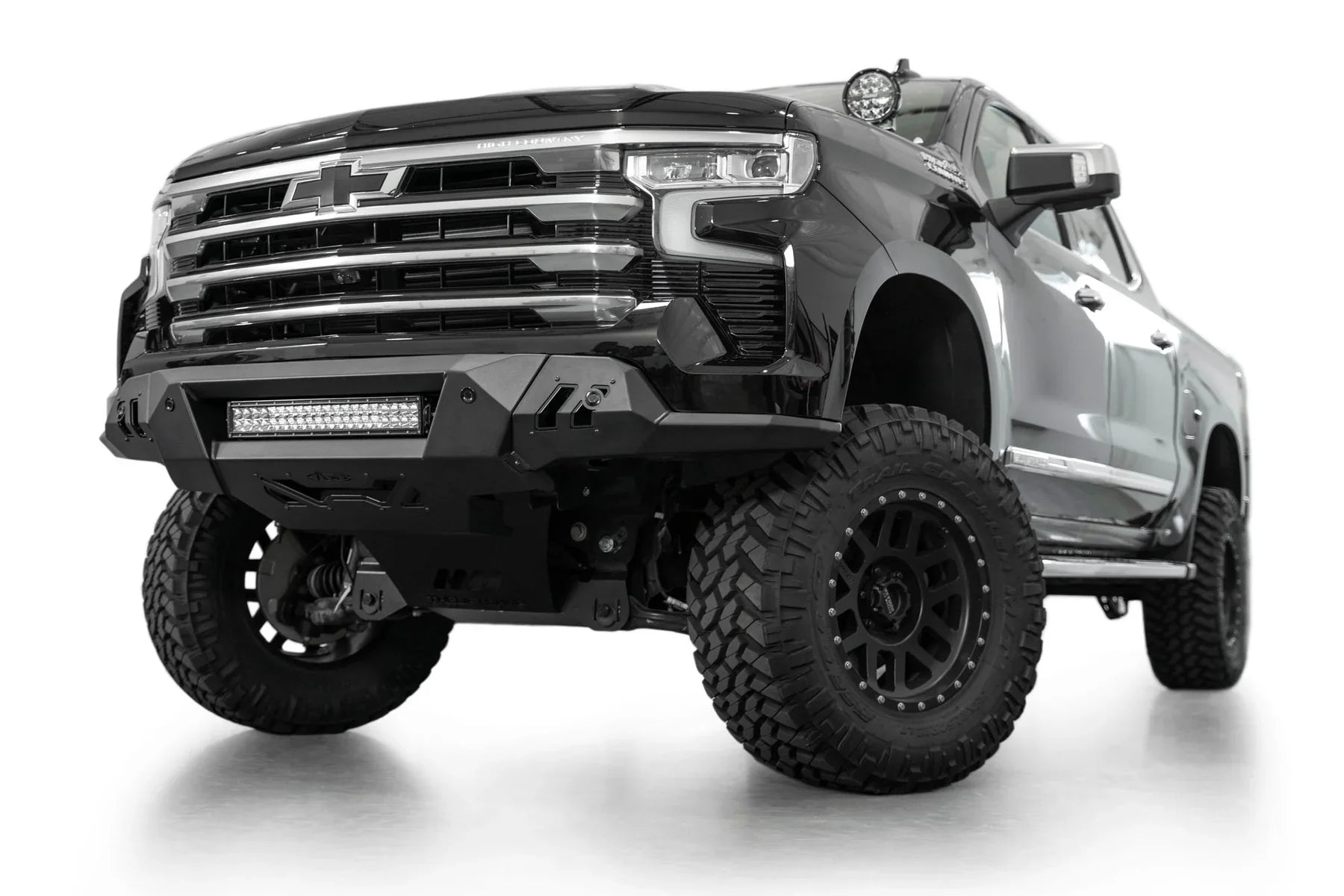 ADD F140300010103 2022 - 2024 Chevy Silverado 1500 Black Label Front Bumper - Rugged Truck Gear