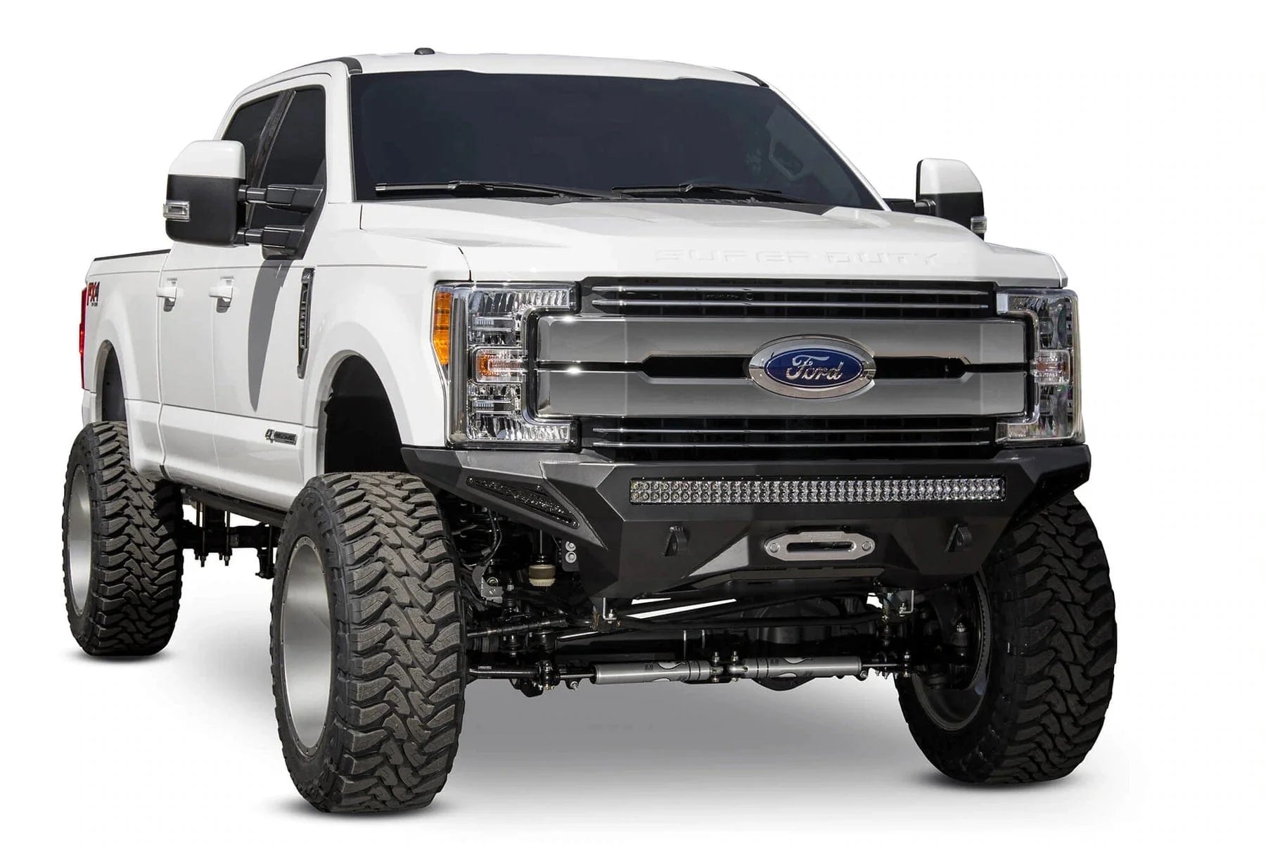ADD F161202860103 2017 - 2022 Ford F250/F350 Super Duty Stealth Fighter Front Bumper Winch Ready - Rugged Truck Gear