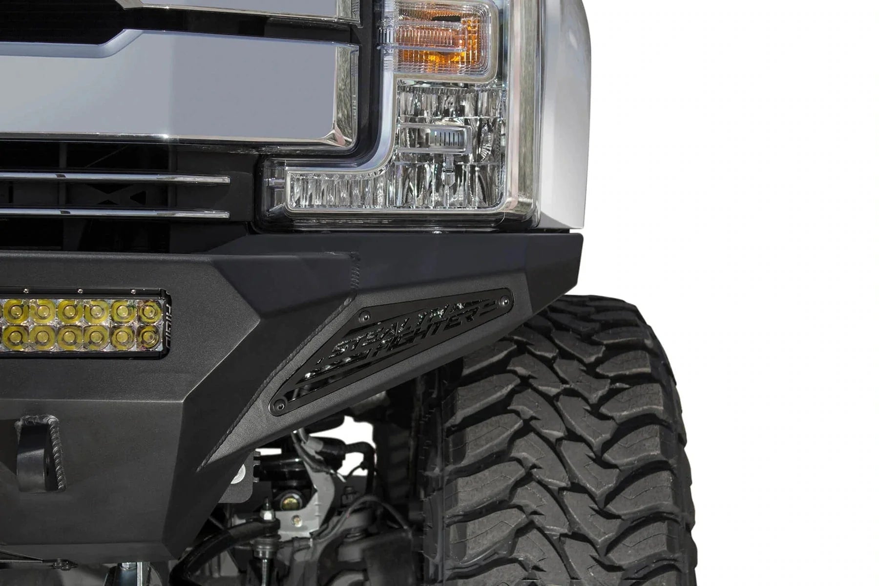 ADD F161202860103 2017 - 2022 Ford F250/F350 Super Duty Stealth Fighter Front Bumper Winch Ready - Rugged Truck Gear