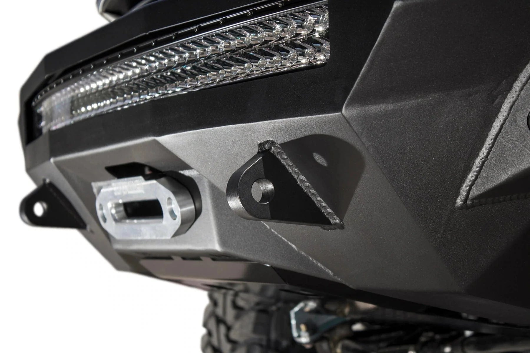ADD F161202860103 2017 - 2022 Ford F250/F350 Super Duty Stealth Fighter Front Bumper Winch Ready - Rugged Truck Gear