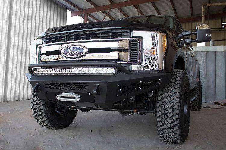 ADD F167382840103 2017 - 2022 Ford F250/F350 Super Duty HoneyBadger Winch Front Bumper - Rugged Truck Gear