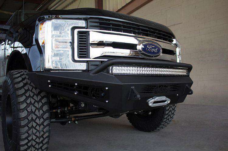 ADD F167382840103 2017 - 2022 Ford F250/F350 Super Duty HoneyBadger Winch Front Bumper - Rugged Truck Gear